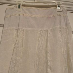 White Lace Maxi Skirt - image 1